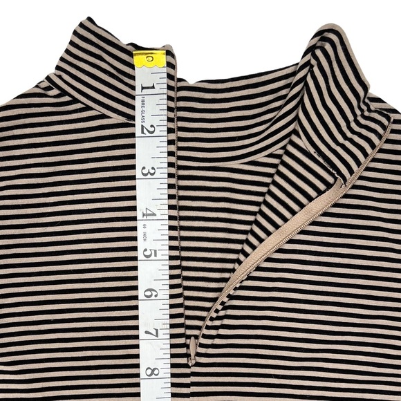 Chico’s Touch of Cool Sleeveless Mockneck Top, Striped, 8 Medium 570312337 - Picture 11 of 14